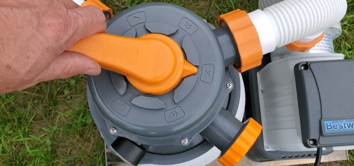 Stop Setting from Filter Pump Settings on an Above Ground Pool Filter Pump